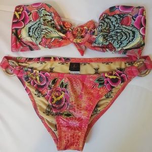 Christian Audigier Nirvana Rhinestone Bikini.